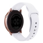 Samsung Galaxy Watch Active 20mm kestävä ranneke - Valkoinen