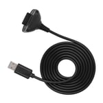 (Black)2 In 1 1.5m Charging Cable For XBOX360 Controller Fast Charging