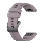 Handledsrem för Garmin Fenix 7s/6s/5s Silikon Smart Watch Band An Purple