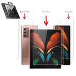 2-PACK Samsung Galaxy Z Fold 2 -Smart Hydrogel Skärmskydd 4 in 1 Transparent