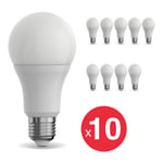 Lot x10 Ampoules led dimmable, A70, culot E27, conso 15W (100W eq.), Blanc chaud (2700K) - WPACK10EE1521GD - Xanlite