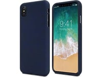 Vega Mercury Soft Iphone 15 Plus 6,7 Cale Granatowy Mat Etui Nakładka Case Jelly>