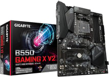 B550 Gaming X V2 (Amd Ryzen 5000/B550/Atx/M.2/Hdmi/Dvi/Usb 3.1 Gen 2/Ddr4/Atx/Gaming Carte Mère)