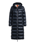 Leah Hooded Down Coat W Blue Navy (L)