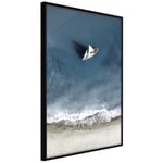 Plakat - Yacht at Sea - 40 x 60 cm - Sort ramme