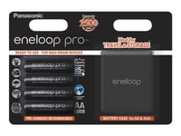 Panasonic Eneloop Pro Hr06 Box Uppladdningsbart Aa-Batteri Nimh 2500 Mah 1,2 V 4 St