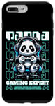 Coque pour iPhone 7 Plus/8 Plus Graphique de jeu Panda Gamer pour hommes, garçons, femmes, enfants