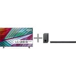 LG UR76 65" 4K LED TV + LG S90QY 5.1.3 Dolby Atmos Soundbar -tuotepaketti