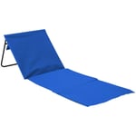 Tapis de plage pliable avec dossier 153x51x42cm Thinia Home