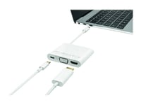 Huawei MateDock 2 - Mini-dock - USB-C - VGA, HDMI - pour Huawei Matebook E, X, X 2020, X Pro, X Pro 2020