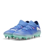 PUMA Mixte Future 7 Match MxSG Soccer Shoe, Bluemazing White-Electric Peppermint, 44 EU