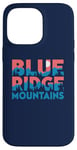 Coque pour iPhone 14 Pro Max Blue Ridge Mountains Typography Outdoors Art