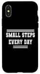 iPhone X/XS Small Steps Every Day Towards Goals & Dreams Case