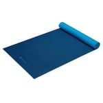 Gaiam Navy & Blue 2-Color Yoga Mat 6mm Premium, Yogamatta