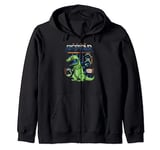 Rugrats Reptar Schematics Zip Hoodie