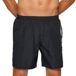 BOSS Badbyxor Dolphin Recycled Swim Shorts Svart polyester X-Large Herr