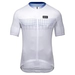 Gorewear Maillot de Cyclisme Respirant pour Homme, Grid Fade 2.0, évacuation rapide de l'humidité, avec Poches, Maillot de Cyclisme à Manches courtes