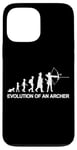 Coque pour iPhone 13 Pro Max De l'enfant à l'archer Evolution Pratique du tir à l'arc