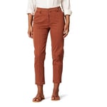 Amazon Essentials Pantalon Chino Utilitaire, Textile élastique (Déjà Goodthreads) Femme, Orange Rouille, 40