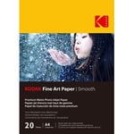 Kodak Fine Art Paper 9891092 matta valokuvapaperi, A4, 230g/m², 20 arkkia