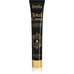 Delia Cosmetics Total Cover vedenkestävä meikkivoide SPF 20 sävy 52 Ivory 25 g