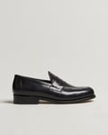 Sanders Aldwych Calf Penny Loafer Black