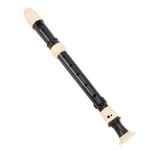 (Black )8 Hole Recorder Detachable Soprano Recorder Musical Instrument With BGS