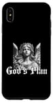 Coque pour iPhone XS Max Statue d'ange God's Plan – Pour homme, femme, adolescent