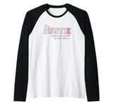 This Auntie Wears Her Heart On Her Sleeve Raglan Baseball Tee