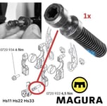 1x Magura M6 Frein sur Jante Serrage Rapide Vis Hs11 Hs33 Evo2 Torx 25 0720933