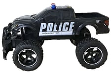 Police Car R/C 1:14 W/Sound & Light 27/49/Mhz