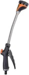 BLACK+DECKER Pulverisateur Lance Telescopique 50cm - Pistolet Arrosage avec 9 Positions - pour Tuyau de Jardin - Débit d'eau Réglable - Plastique - Noir/Orange