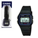 Casio F-91W-1YER Men's Resin Digital Watch With alarm for men and boys-Day&Date