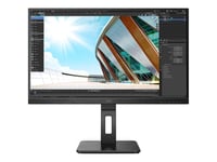 AOC 27P2Q - Écran LED - 27" - 1920 x 1080 Full HD (1080p) @ 75 Hz - IPS - 250 cd/m² - 1000:1 - 4 ms - HDMI, DVI, DisplayPort, VGA - haut-parleurs - noir