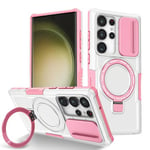 samsung Samsung Galaxy S23 Ultra Magsafe Sliding Cover Case PinkWhite