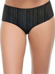 Xs (8) Ultimo Cassia Sheer Mid Rise Short 358301 Briefs Knickers Lined Gusset