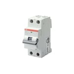 ABB - Disjoncteur différentiel magnéto-thermique 16A 1P+N, sensibilité 300mA Type c, Montage rail din, DS201 ( Prix pour 1 )