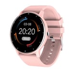 Smart bluetooth montre ZL0D rose bracelet waterproof sport fréquence cardiaque santé