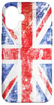 iPhone 16 Grunge British Flag Art. The Union Jack Case