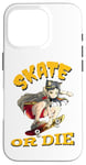 iPhone 16 Pro Skate or Die - Cool Anime Skateboarding Girl Case