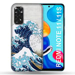 Coque pour Xiaomi Redmi Note 11 / 11S Peinture La Grande Vague