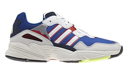 Adidas Baskets Yung 96 - DB3564 - Homme - Gr. 44 2/3 - Blanc/Bleu/Rouge - Neuf