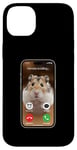 Coque pour iPhone 14 Plus Meme Hamster regardant la caméra frontale Hamster appelle