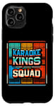 Coque pour iPhone 11 Pro Karaoke Kings Squad Singing Party Fun Group Talent -