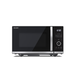 Sharp YCQS254AUB 25L 900W Digital Flatbed Microwave - Black YCQS254AUB