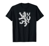 CZECH REPUBLIC COAT OF ARMS DOUBLE-TAILED LION FLAG T-Shirt