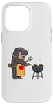 Coque pour iPhone 14 Pro Max Hippopotame Barbecue Griller Animaux sauvages