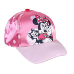 CERDÁ LIFE'S LITTLE MOMENTS Unisex Baby Gorra Visera Curva Minnie Mouse curved visor cap, pink, 4-8 Years UK