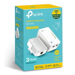 TP-LINK (TL-WPA4220KIT V2) 300Mbps AV600 Wireless N Powerline Adapter Kit