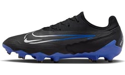 Nike Men's Phantom Football Shoe, Black/Chrome-Hyper Royal, 8.5 UK